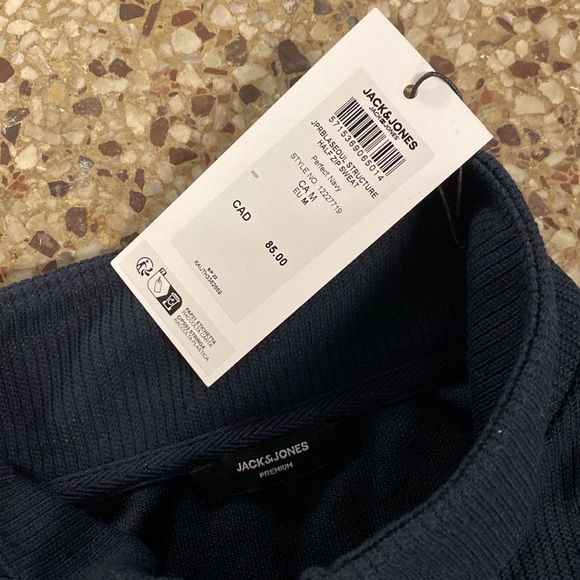 Men’s navy pullover sweater - Picture 3 of 5